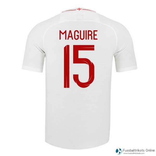 England Trikot Heim Maguire 2018 Weiß Fussballtrikots Günstig